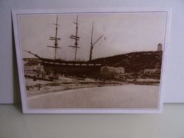 Postcard St.Mary`s Isle of Scilly Ship David Auterson 1871.